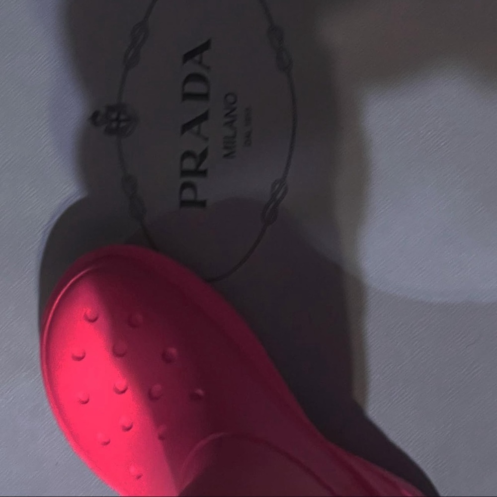 Pink Balenciaga Croc Boots